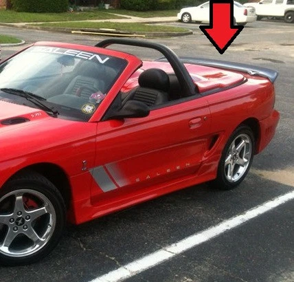 Spoiler for Ford Mustang 1994-1998 "Saleen-Style " Wing Painted Any Color New - Image 3 of 4