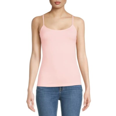 Women's Pink Coral Cami Tank Top | XL 16-18 | Adjustable Straps | NWT | Cute