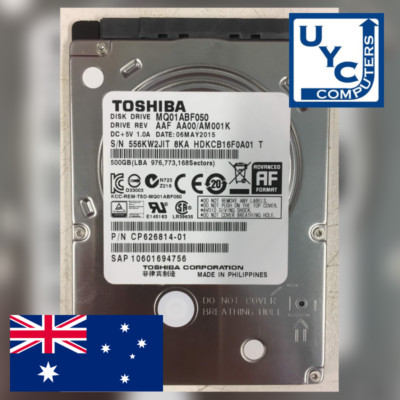 Used Working Toshiba 2.5'' 500GB MQ01ABF050 556KW2JIT 8KA HDKCB16F0A01 Hard Drive