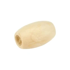Oval Wood Beads - Natural - 32mm x 22mm - 6 Pieces/Pkg. (nmpwb322203)