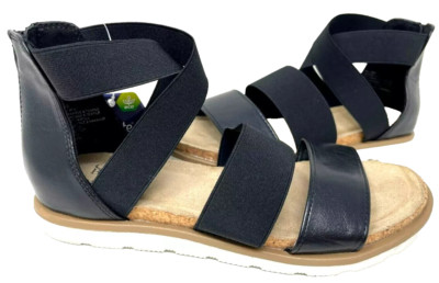 Croft & Barrow Women's Aubree Strappy Gladiator Sandals Black Size:7 171Q