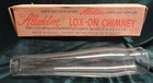 RARE Antique ALADDIN LOX-ON Chimney MADE IN BRAZIL -- New in Original Box — photo 1