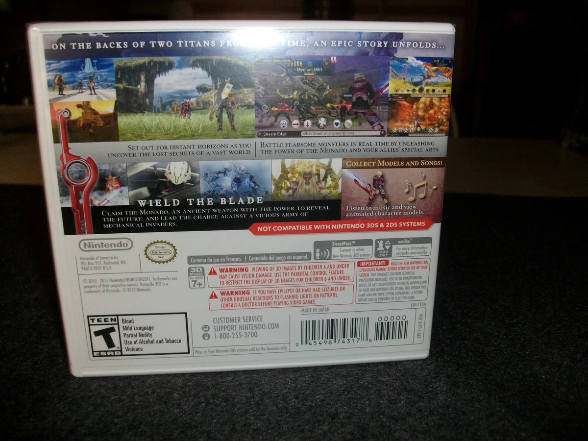 New Nintendo 3DS Xenoblade Chronicles 3D - Nintendo 3DS Stuff