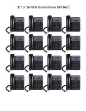 LOT of 16 New Grandstream GXP1620 2-Line HD - 2 SIP - IP Phone - FREE SHIPPING