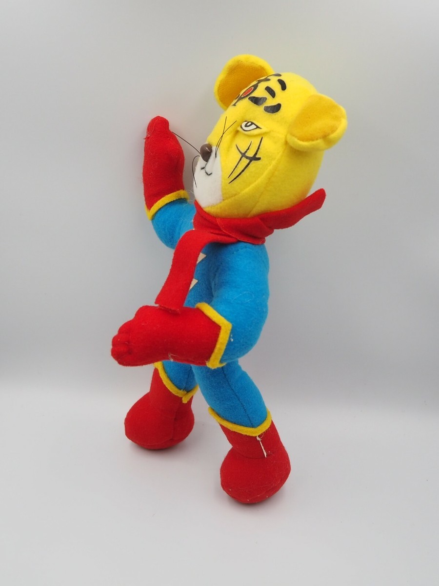 Rare Tetsujin Tiger Seven B0112 Vintage NO TUSHTAG Plush 9 Rare Tetsujin Tiger Seven B0112 Vintage NO TUSHTAG Plush 9