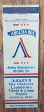 WORLD WAR II PATRIOTIC: DUDLEY'S DRY CLEANERS (NORFOLK, NEBRASKA) -F16