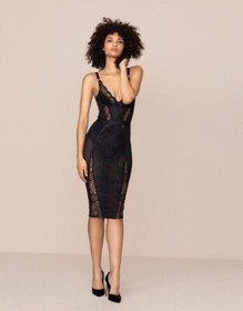 Agent Provocateur Carmella Black Dress UK10 Medium NWT $1,525