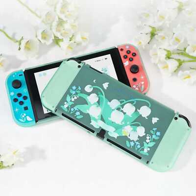 GeekShare Protective Case for Nintendo Switch / OLED JoyCon Cover Dream Flowers