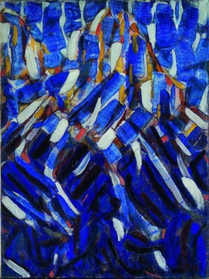Abstraction, The Blue Mountains : Christian Rohlfs : 1912 : Art Print