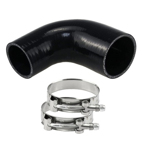 VIBRANT 3" 3.0" 3 INCH 90 DEGREE 90 ° ELBOW BEND SILICONE HOSE 4-PLY 8" LENGTH E - Foto 2