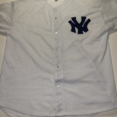 極美品Majestic MLB NY SUBWAY SERIES Jersey白 Majestic MLB New York Mets Pinstripe Button Up Jersey OG