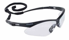 (3 PAIR) KLEENGUARD NEMESIS SAFETY GLASSES 25679 CLEAR ANTI-FOG LENS/BLACK FRAME