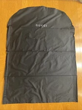 New Gucci Black Fabric Dust Cover Garment Bag - 27 x 43
