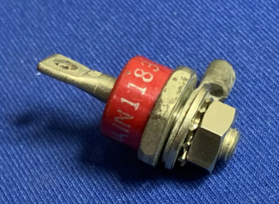 1N1183 MOTOROLA SCR RECTIFIER RED VINTAGE NOS LAST ONE QTY-1