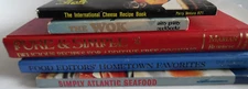 Lot of 5 Cookbooks - Healthy Cooking, Regional Recipes, Wok, Seafood Cheese