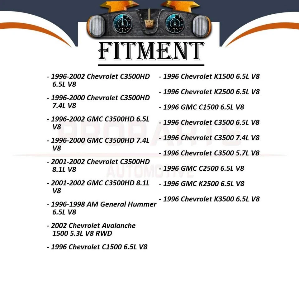 动力转向泵 1x 适用于吉姆西 K2500 Suburban 6.5L 1996 — 第 2/4 张图片