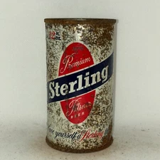 Sterling flat top beer can