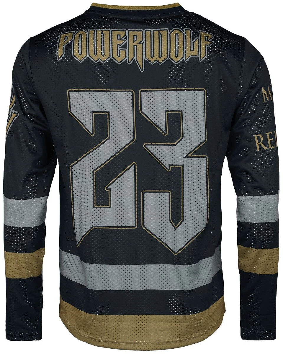 Metal Is Religion Crest Powerwolf Hockey Mesh Jersey