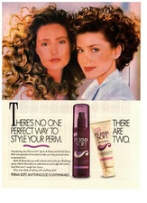 Perma Soft No One Perfect Way to Style Vintage 1988 Print Advertisement
