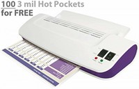 Purple Cows Hot And Cold Laminator, Includes 100 3 Mil Hot Pockets, Assorted on sale Purple Cows Hot And Cold Laminator, Includes 100 3 Mil Hot Pockets, Assorted on sale