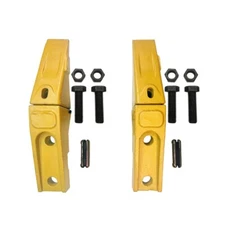 2 Bucket Teeth Assembly 6737322Y Bobcat Style Bolt on Flush Mount Pin Skid Steer