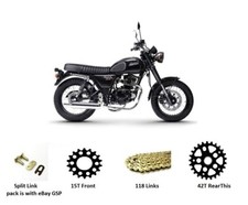 Chain & Sprocket Set GOLD for Bullit Hunt S 125