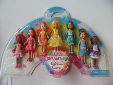 barbie dreamtopia rainbow cove 7 doll gift set