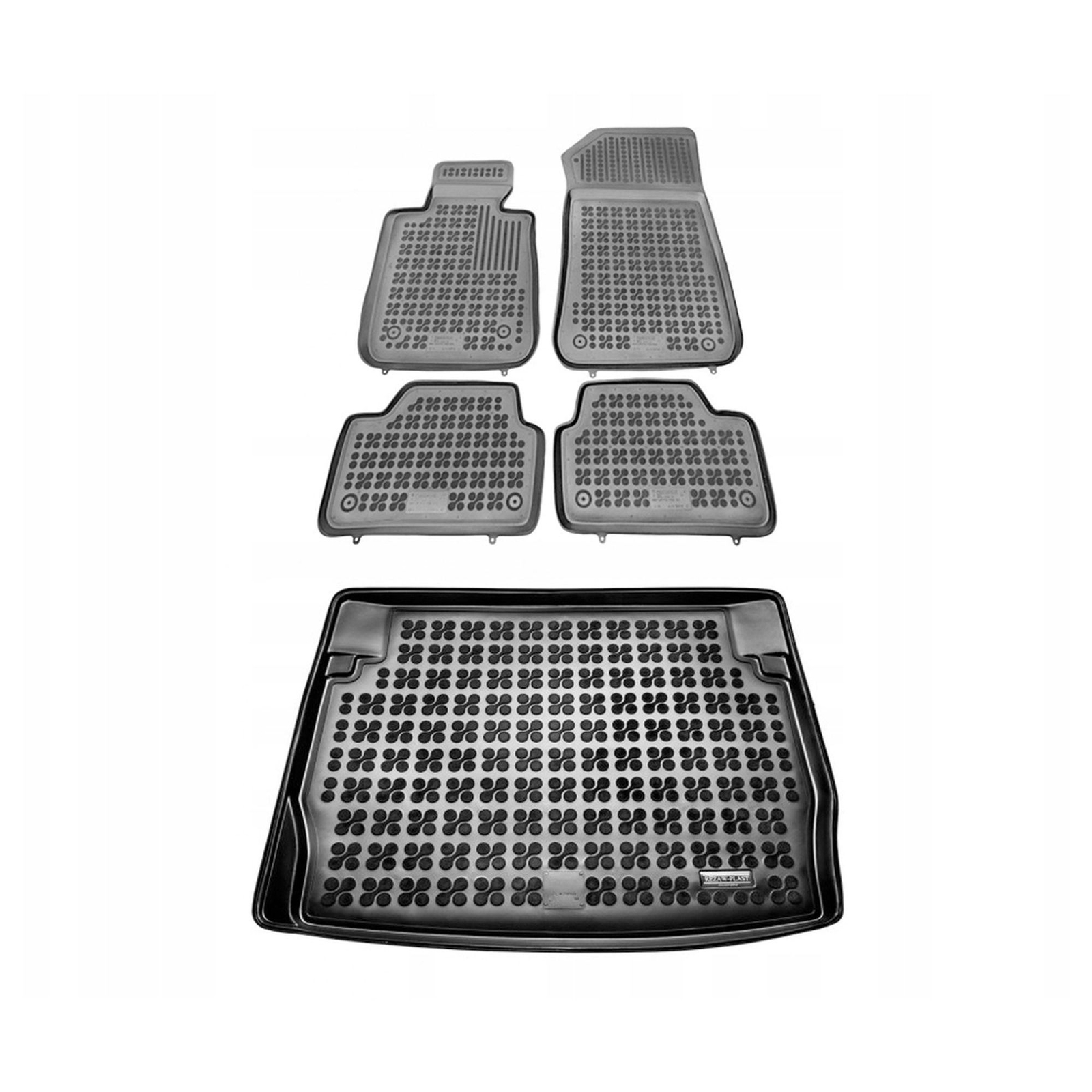 Tapis de sol pour BMW Série 1 F20 en moquette noire sur mesure 2011-2015