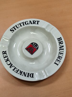 Dinkelacker Brewery Stuttgart Beer Ashtray Cigarettes Bar Economy K39