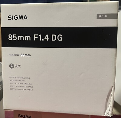 Sigma 85mm f1.4 DG HSM Art Nikon