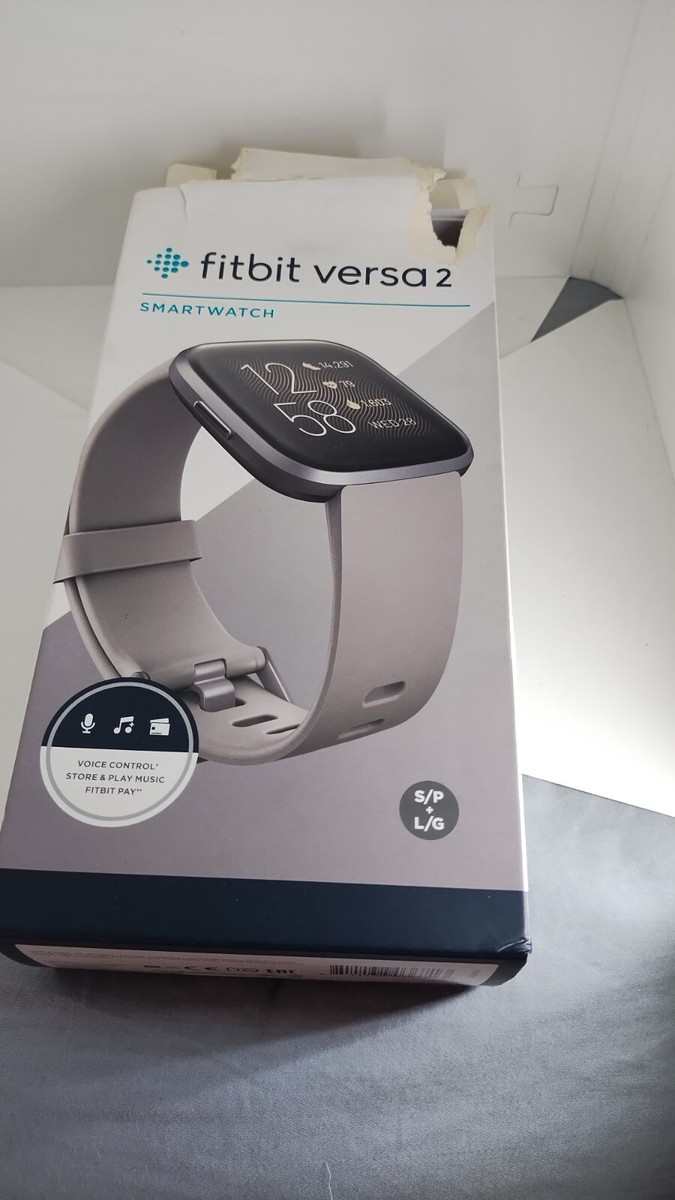 Fitbit Versa Health Fitness Smartwatch Stone Mist