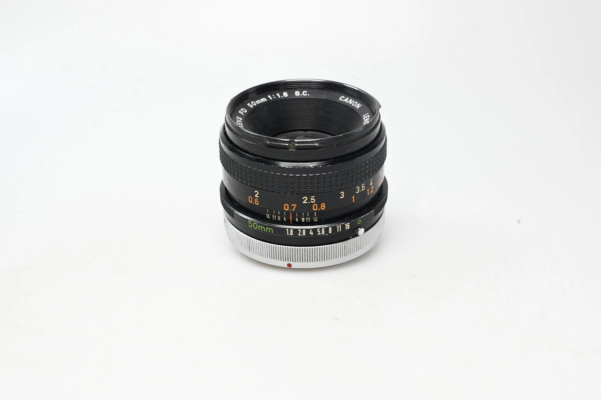 Canon FD f/1.8 Camera Lenses 50mm Focal for sale | eBay