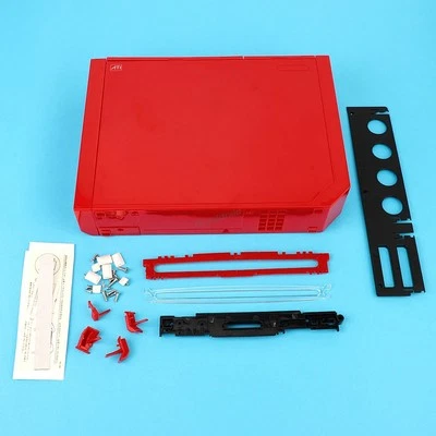 NF Nintendo Wii Full Replacement Shell Housing Faceplate Solid Red New Complete