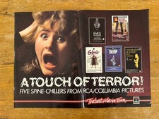 A Touch Of Terror Rare Video Shop VHS Poster 1980s