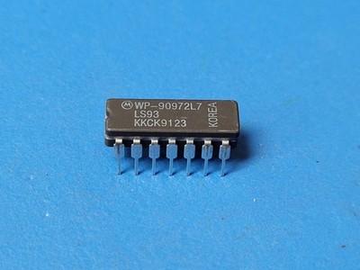(1 PC) WP-90972L7 SN54LS93J MOT 4-BIT BINARY COUNTER 14-CDIP -55