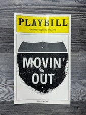 MOVIN' OUT, RICHARD RODGERS THEATRE, JULY 2003, BROADWAY PLAYBILL