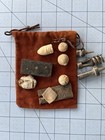 Civil War Mini Balls Rounds Flint Musket Worm Extractor Domino Pouch F/S in USA — photo 6