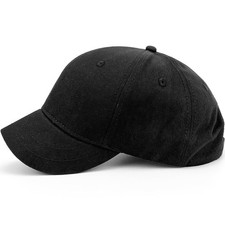 Womens Short Bill Baseball Caps Structured Short Bill Trucker Hats for Men