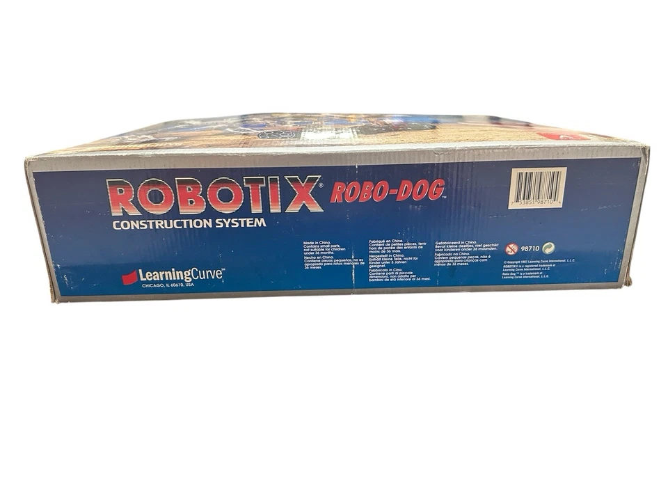 RARE Vintage 1997 Milton Bradley Learning Curve Robotix Robo Dog Robotic Toy CIB - Image 3 of 4