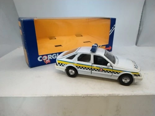 Vintage Ford Sierra Essex Police No 358 Excellent Condition With Its Box Diecast