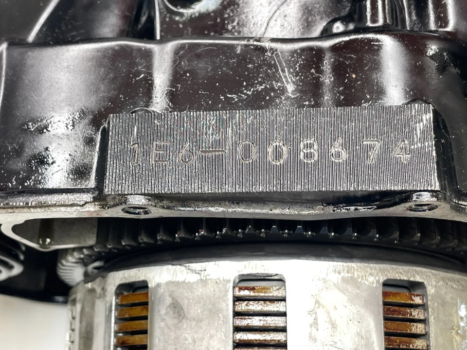 1976 Yamaha XT500 OEM Bottom End Motor Engine XT 500 TT Cases Trans Clutch 1E6 - Image 4 of 4