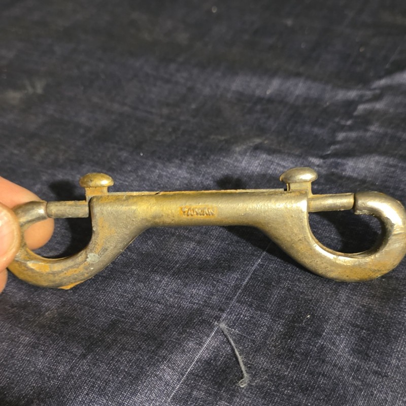 Steel  Double End Snap Hook Clip, Double End Hook Type, 1 Count Pack