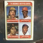 1974 Topps - Rookie Outfielders Ken Griffey Sr., Steve Ontiveros,  #598 (RC)