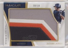 2017 Panini Immaculate Jumbo Jersey Number 10/10 JaCoby Jones #IJ-JJ 6fs