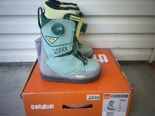 NEW THIRTY TWO W’ LASHED DOUBLE BOA MELANCON SNOWBOARD BOOTS (W 7.5)