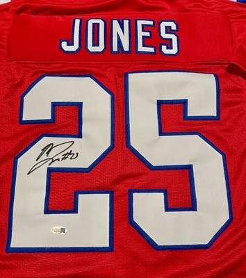 Marcus Jones New England Patriots Autographed Signed Custom Style