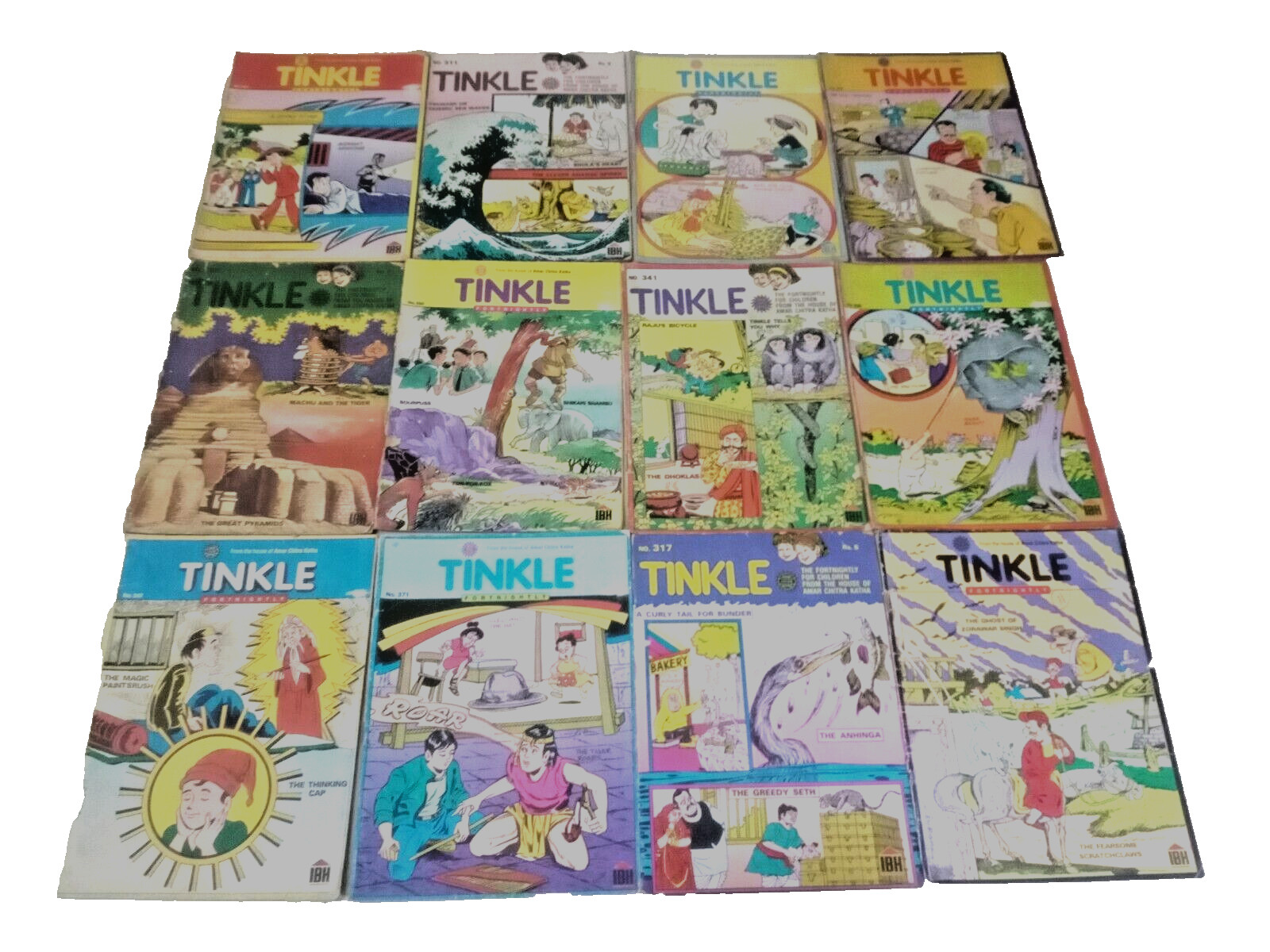 12 libros infantiles Ack Tinkle vintage (estado medio) serie 300 año 1998