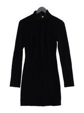 Guess A-Line Midi Dress M in Black