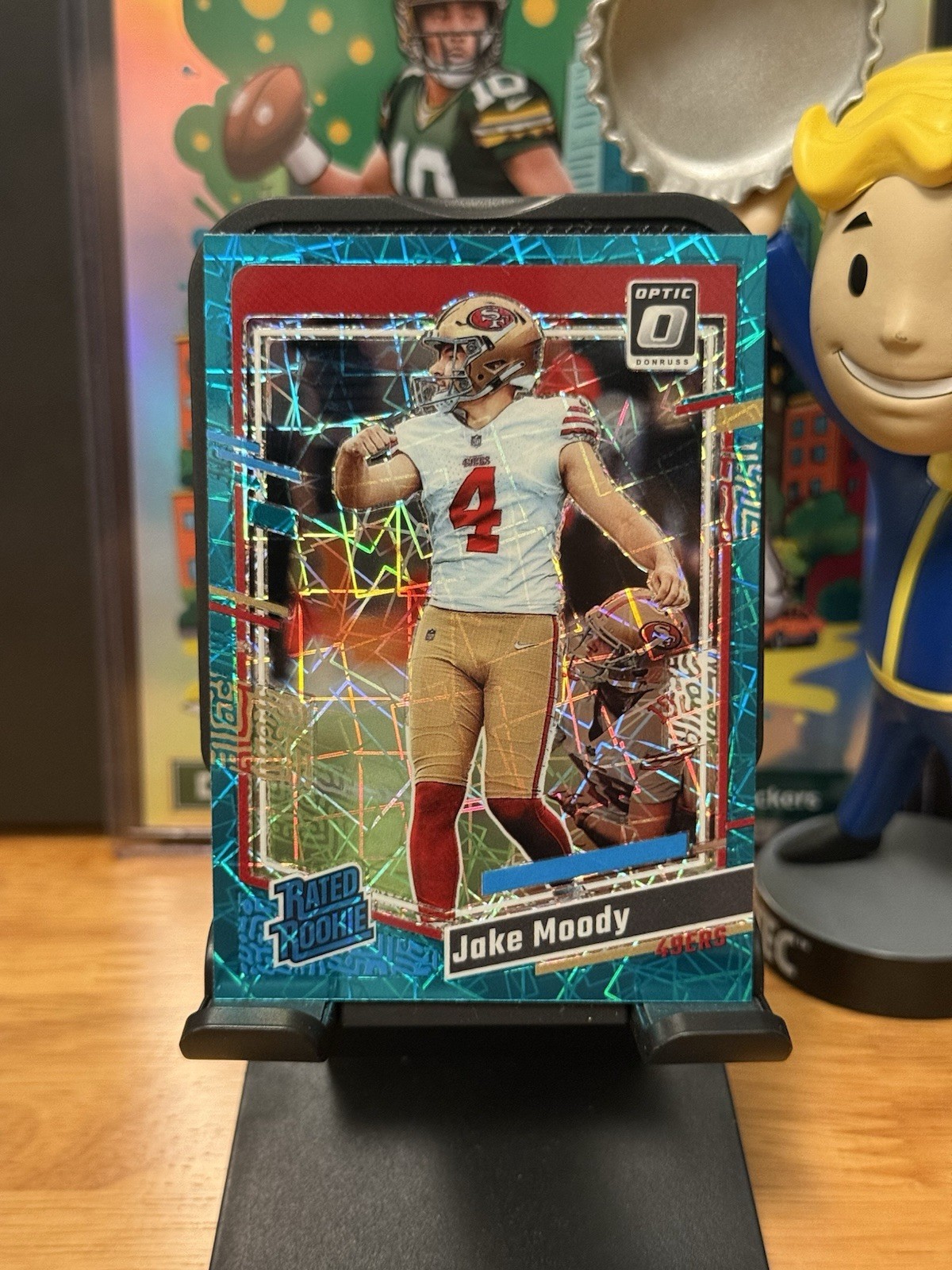 2023 Donruss Optic Teal Velocity #289 Jake Moody Rated Rookie SSP Case Hit