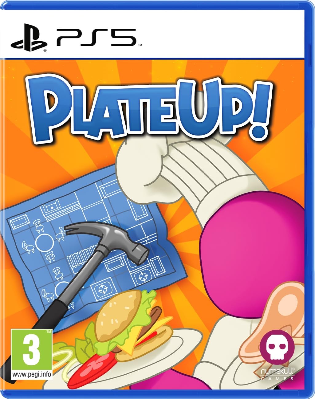 PlateUp! Playstation 5 jeu vidéo coopératif rogue-lite multijoueur sur console de salon